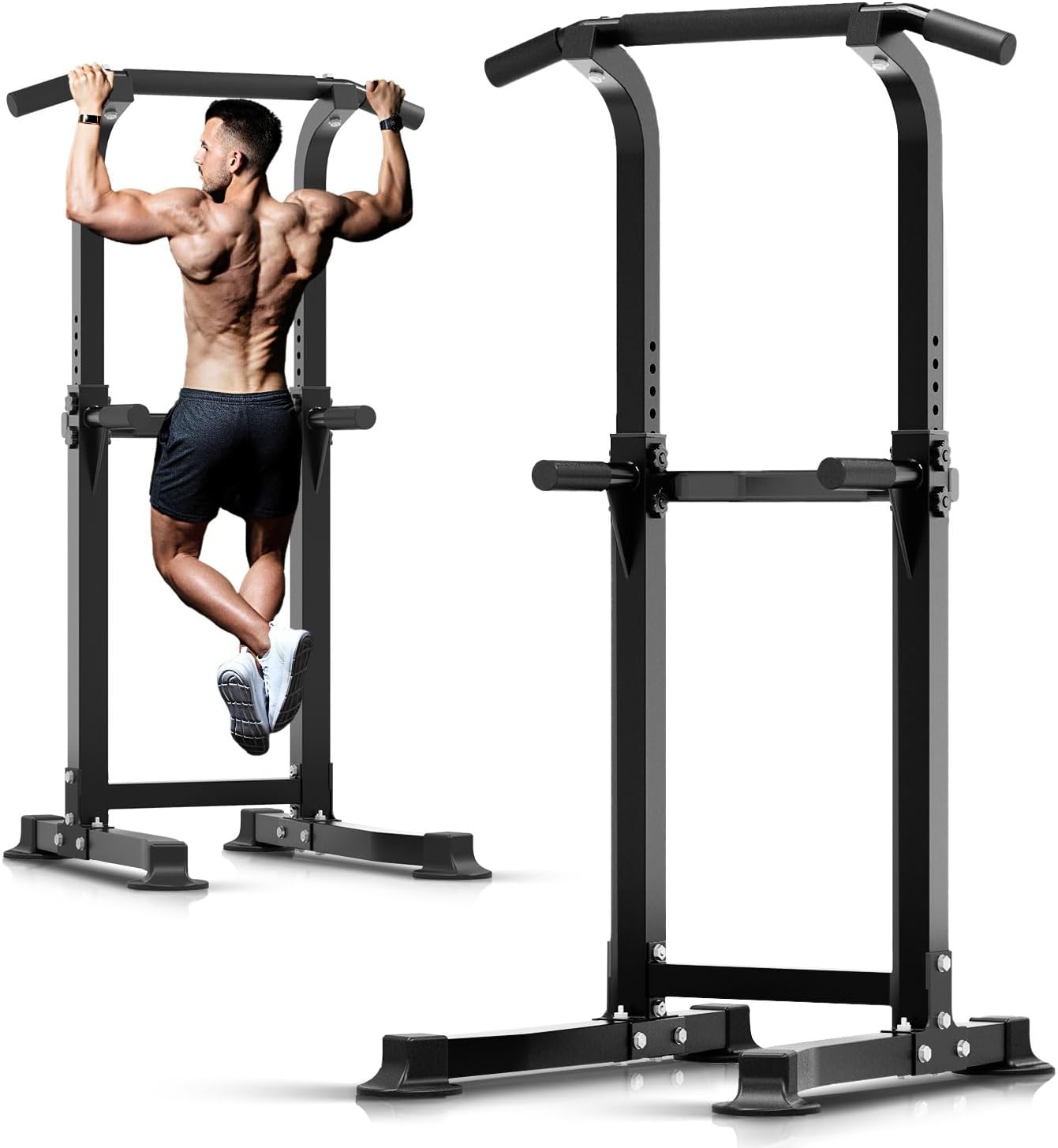 Outdoor Sport Bar - Adjustable Height Pull Up Bar Dip