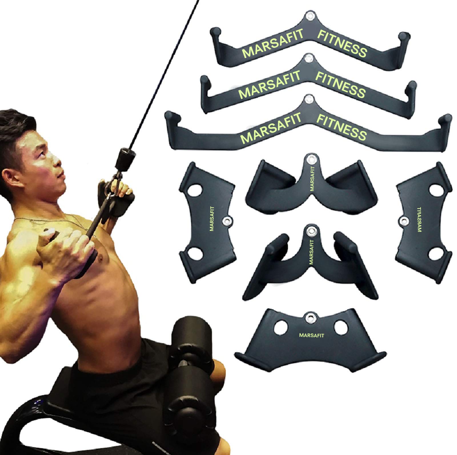 Outdoor Sport Bar - Lat Pull Down Bar Rowing Handle