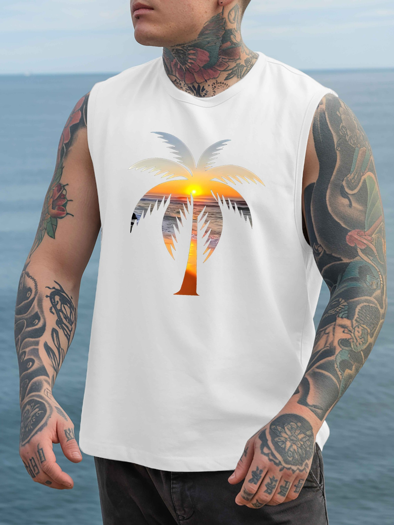 Outdoor Sportswear - Men's modern American-style design t-shirt, suitable
