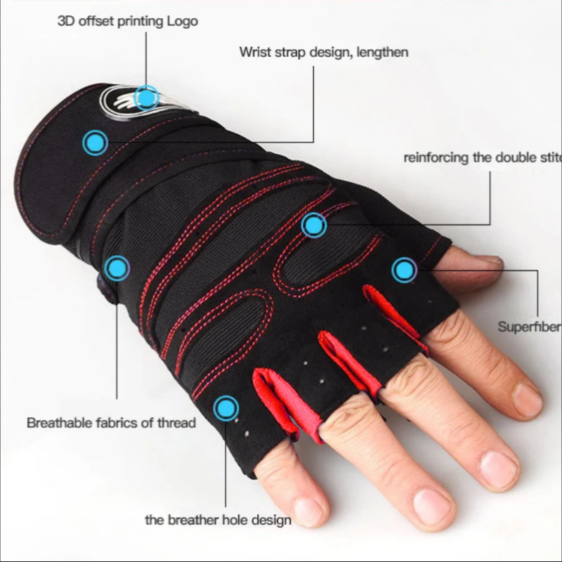 Fitness Half Finger Gloves Men - Outdoor Sport Bar recensie en prijs