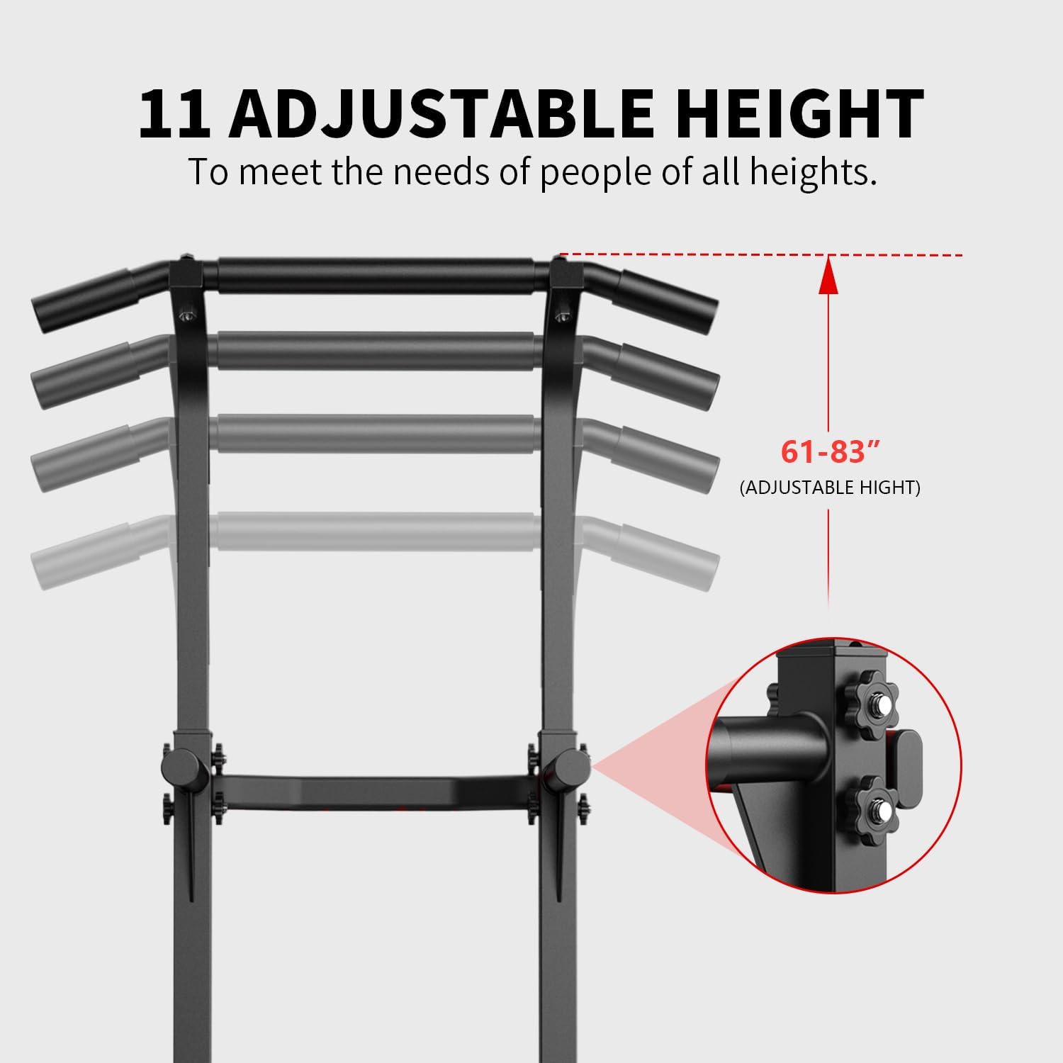 Adjustable Height Pull Up Bar  - Outdoor Sport Bar recensie en prijs