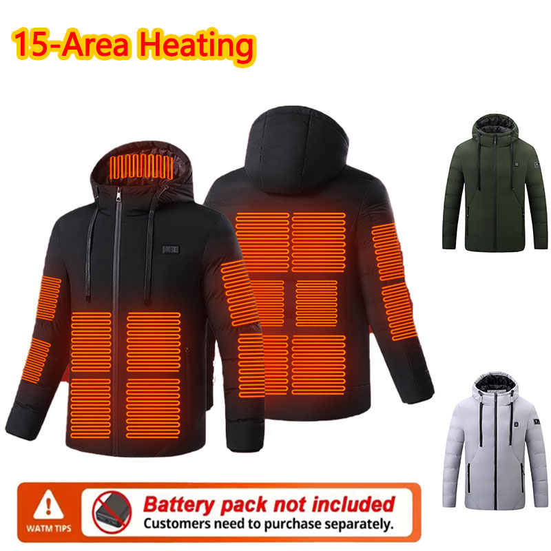 15 Area Heated Winter Hooded J - Outdoor Sport Coat recensie en prijs