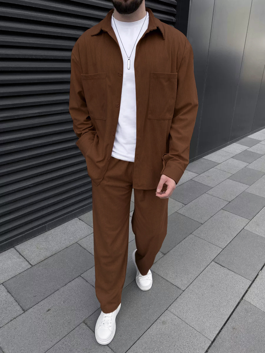 Men's corduroy two-piece outfi - Outdoor Sportswear recensie en prijs