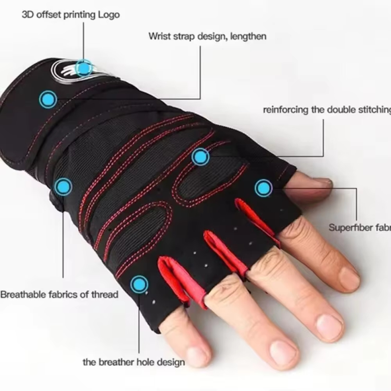 Fitness Half Finger Gloves Men - Outdoor Sport Bar recensie en prijs