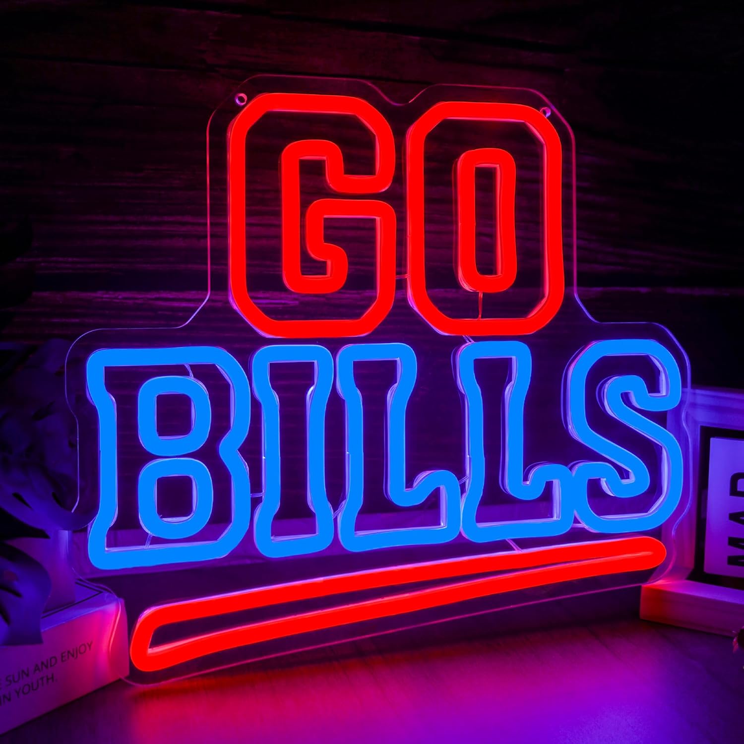 Go Bills LED Neon Sign Footbal - Outdoor Sport Bar recensie en prijs