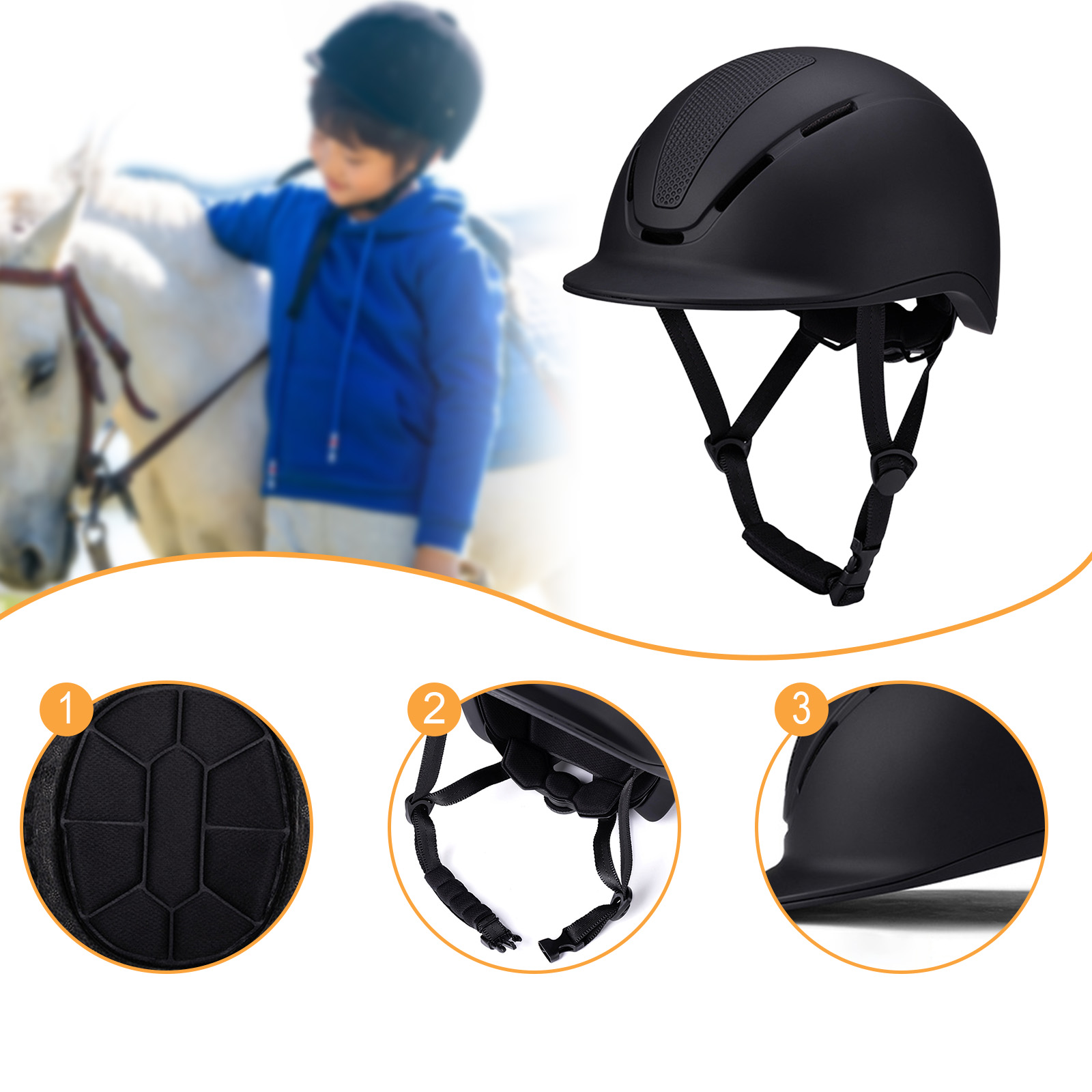 Adjustable Equestrian Helmet w - Equestrian Helmet recensie en prijs
