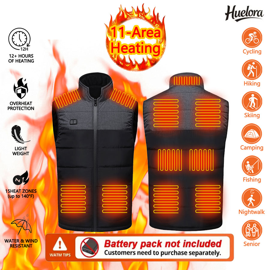 11 Area Heated Stand-collar Ve - Outdoor Sport Coat recensie en prijs